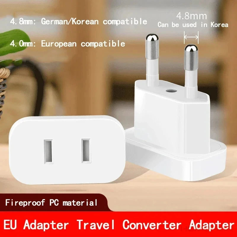 US to EU Travel Plug Adapter