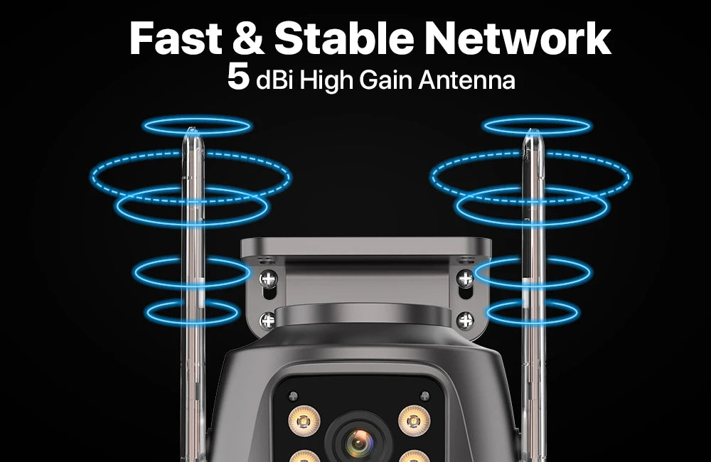 4K Dual-Lens WiFi PTZ Camera
