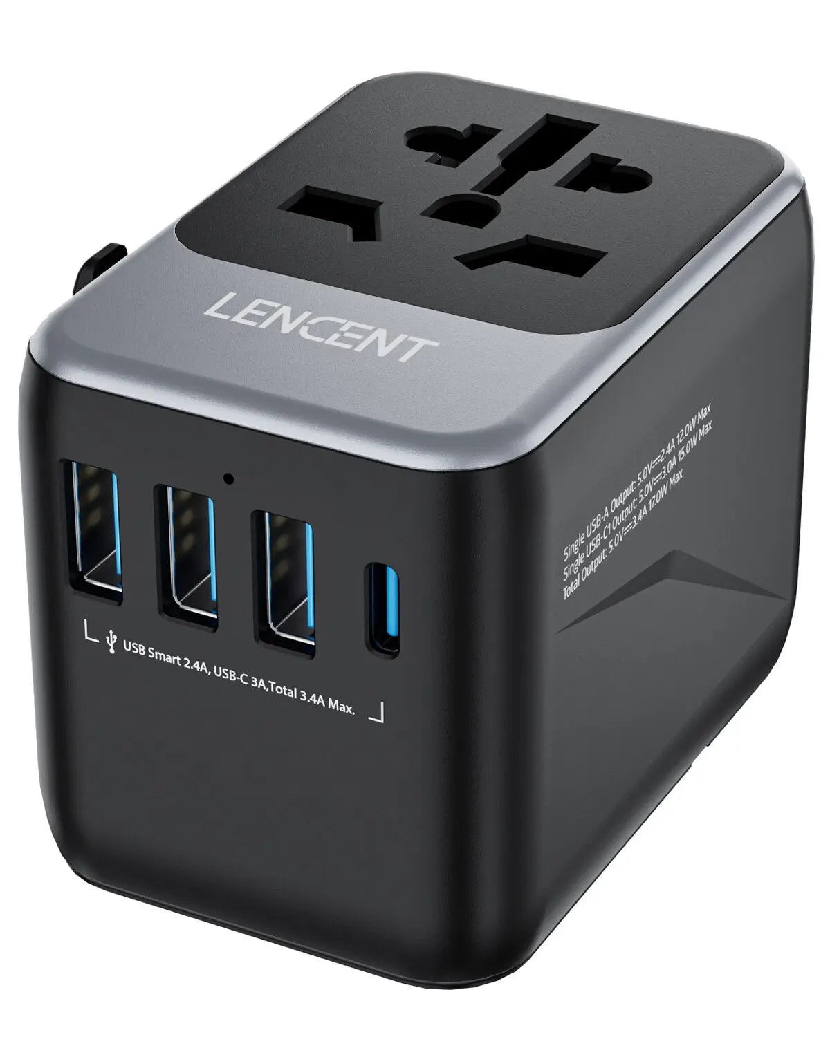 LENCENT Universal Travel Adapter