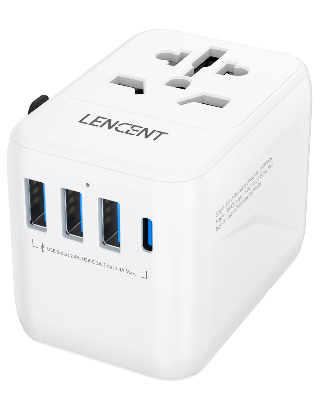 LENCENT Universal Travel Adapter