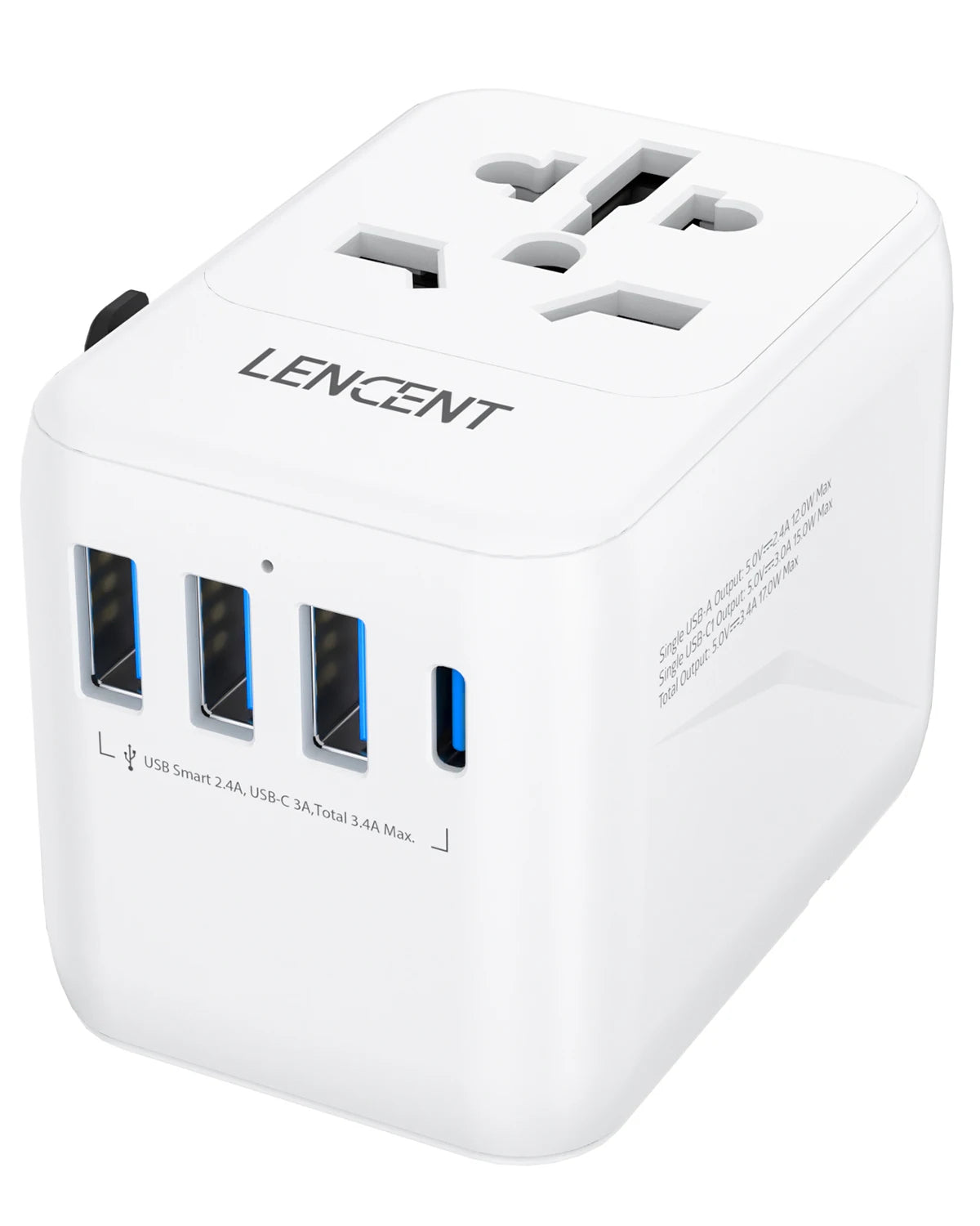 LENCENT Universal Travel Adapter