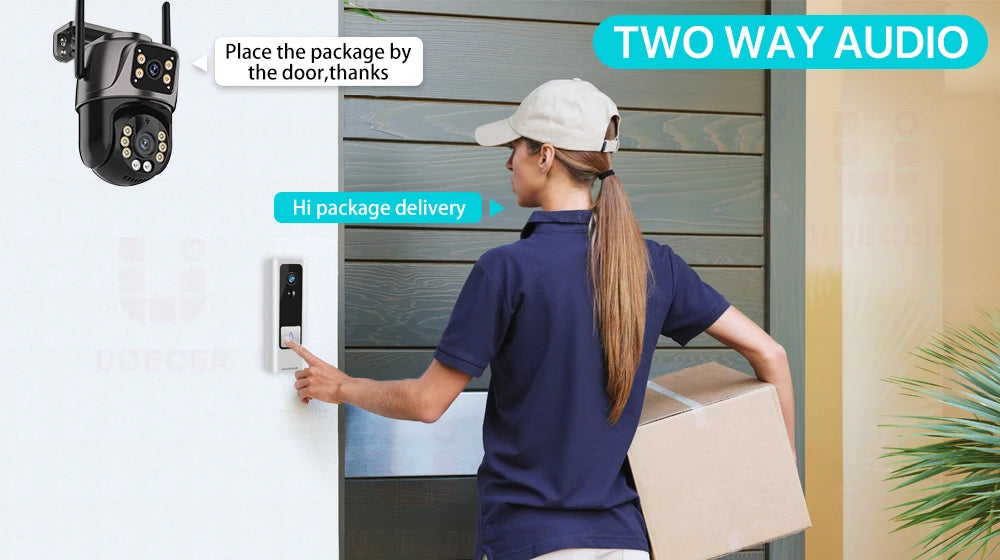 4K Dual-Lens WiFi PTZ Camera