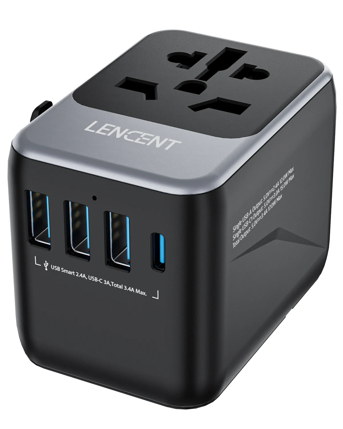 LENCENT Universal Travel Adapter