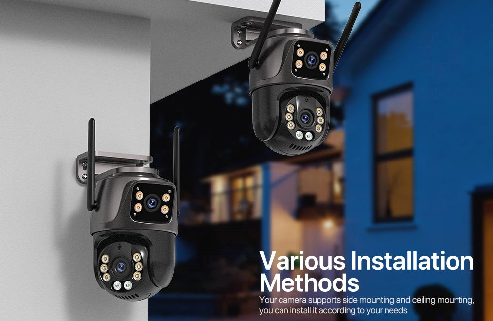 4K Dual-Lens WiFi PTZ Camera
