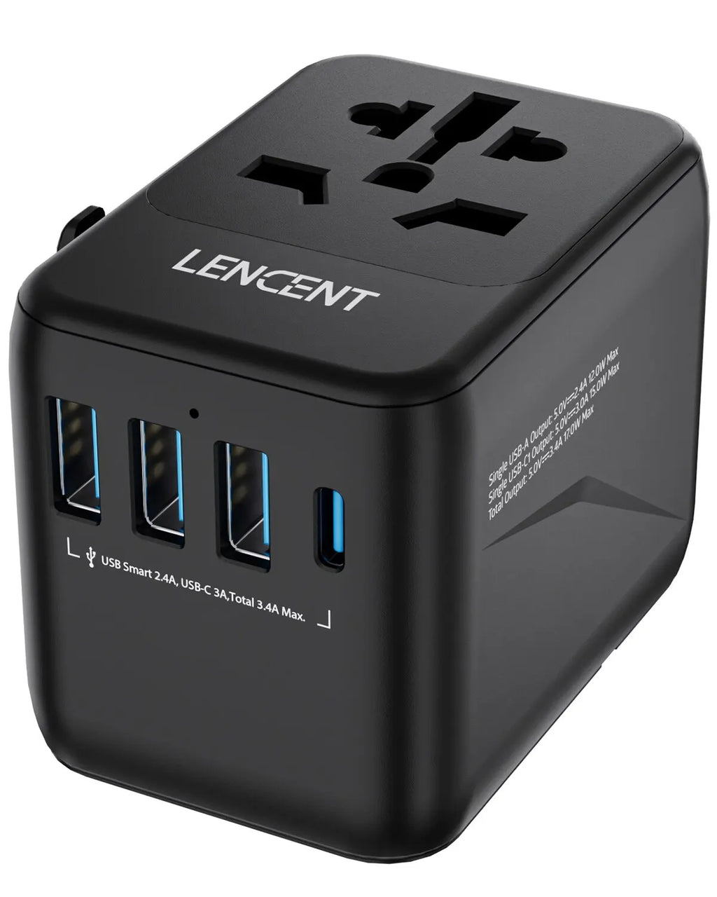 LENCENT Universal Travel Adapter